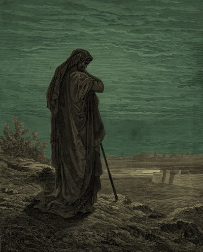 Prophet Amos, engraving by Gustave Doré - Bible by Gustave Dore